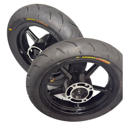 Black Supermotos Dunks - Razor