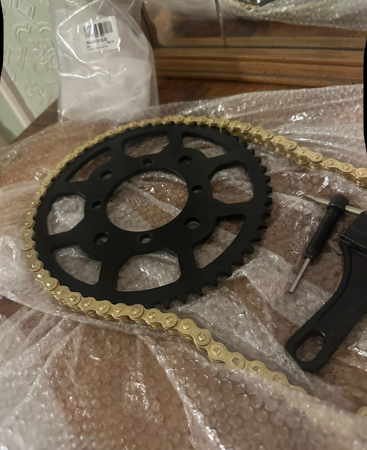 Black Rear Wheel Sprocket (53t)